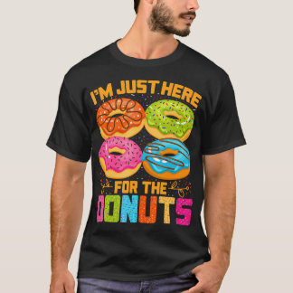 Camiseta Im Just Here For The Donuts Funny Halloween