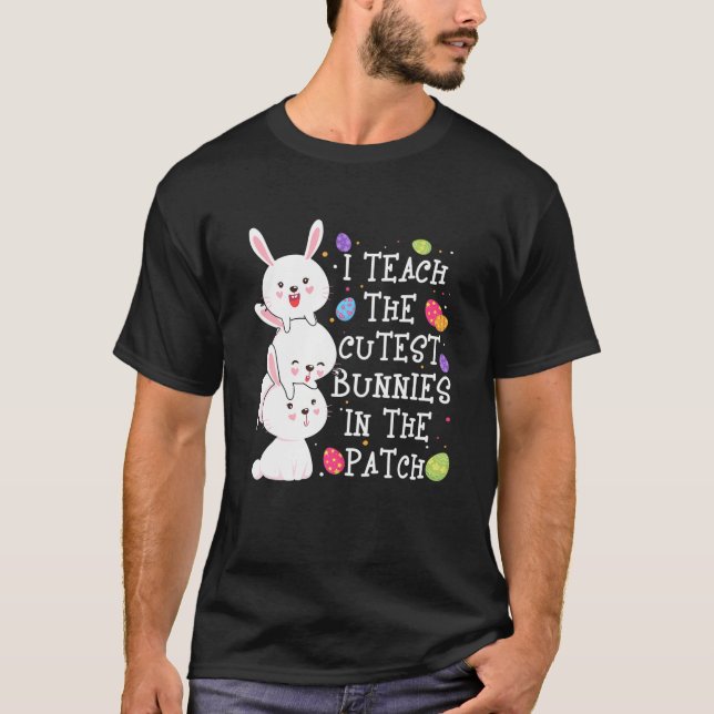 Camiseta I'm Just Here For The Easter Eggs Hunting Happy Ea (Frente)