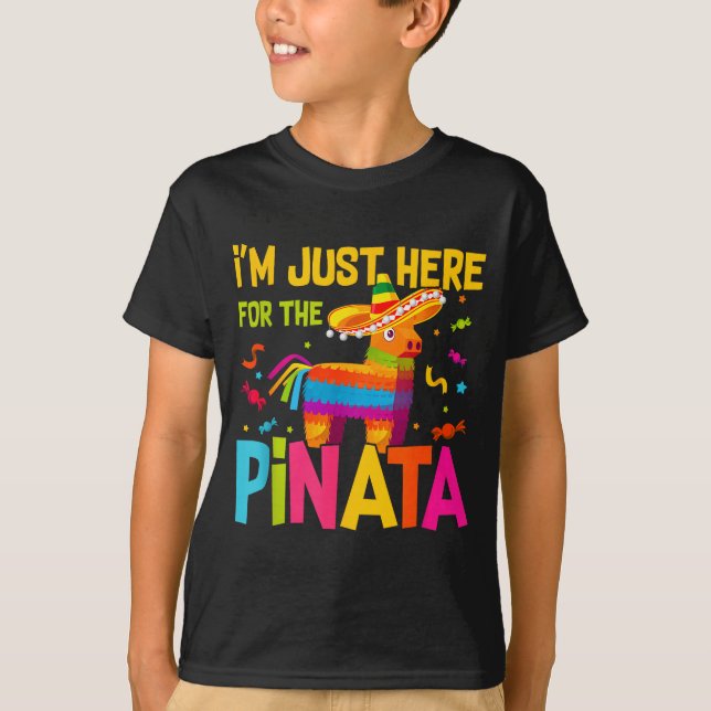 Camiseta I'm Just Here For The Nata Funny Mexican Party  (Frente)