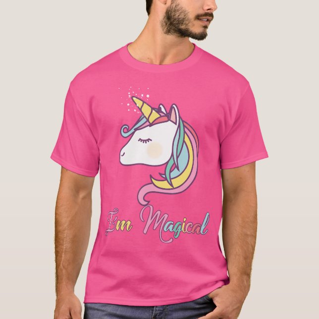 Camiseta I'M Magical Rainbow Unicorn (Frente)