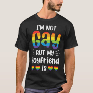 Camiseta IM Não é Gay, mas meu Namorado é Gay Gay Prid
