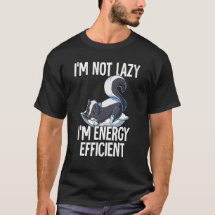 Camiseta Im Não Preguiçoso Im Com Uso Eficiente De Energia