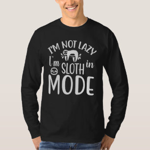 Camiseta Im Não Preguiçoso No Modo Luth
