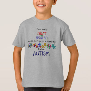 Camiseta iM NÃO Um PIRRALHO… EU ESTOU COM O AUTISMO