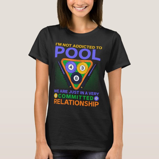 Camiseta Im Não Viciado Em Piscinas (Frente)