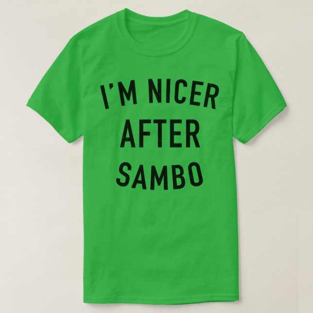 Camiseta Im Nicer Após Sambo (Frente do Design)