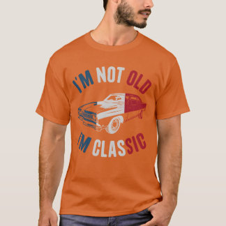 Camiseta Im Not Old Im Classic Car US Flag Classic Car boy