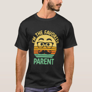 Camiseta Im O Pai Pais Do Pai Pais Pais Favorito Mãe Pai L