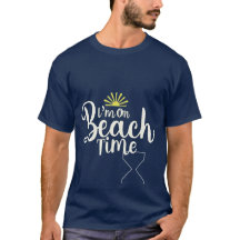 I'm On Beach Time – Minimal Summer Tee