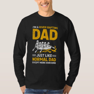 Camiseta Im Pai De Arrasto De Rio Para Uma Rafa De Esporte 