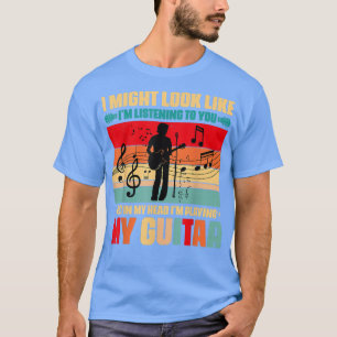 Camiseta Im Playing My Guitar Music Lover Apparel 1822
