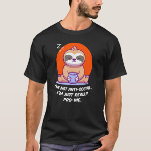 Camiseta Im Pro Me Introduzir Positividade Anti-Social Posi