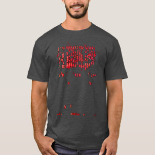 Camiseta Im Quebrando A Fonte Do Computador Retroativo Hal