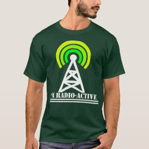 Camiseta Im Rádio Ativo Com Antena Torre Engraçado Homens