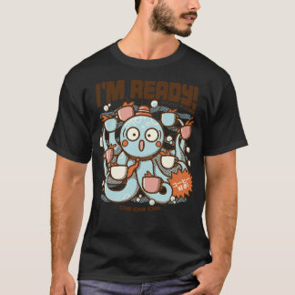 Camiseta Im Ready Coffee Octopus by Tobe Fonseca