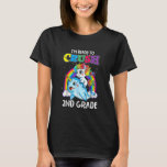 Camiseta I'm Ready To Crush 2nd Grade Narwhal Unicorn Back<br><div class="desc">I'm Ready To Crush 2nd Grade Narwhal Unicorn Back To School</div>