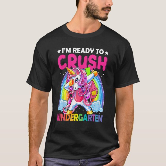 Camiseta I'm Ready To Crush Kindergarten Back To School Uni (Frente)
