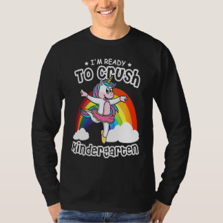 Camiseta I'm Ready To Crush Kindergarten Unicorn Ballerina 