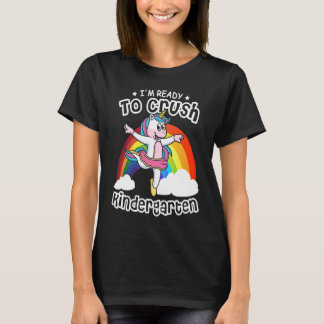 Camiseta I'm Ready To Crush Kindergarten Unicorn Ballerina 