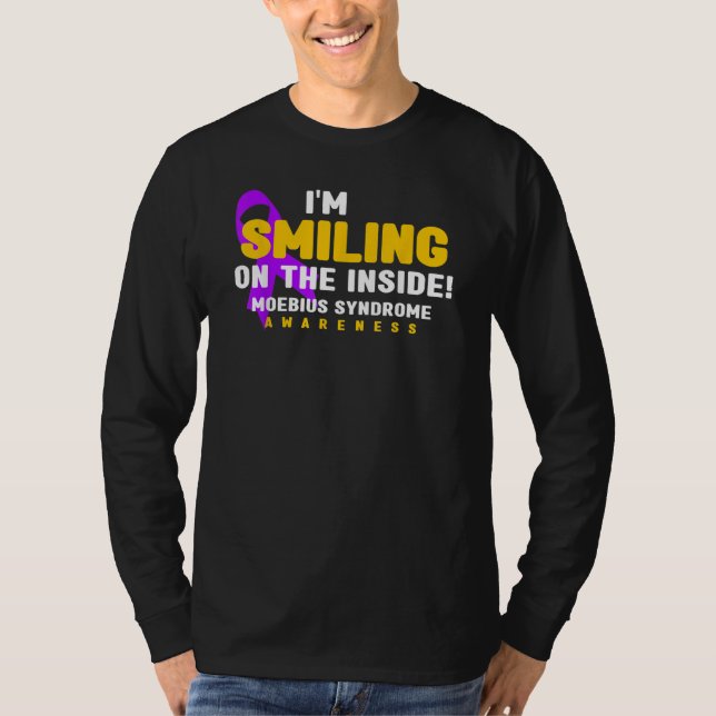 Camiseta i'm Smiling On The Inside Moebius Syndrome Awarene (Frente)