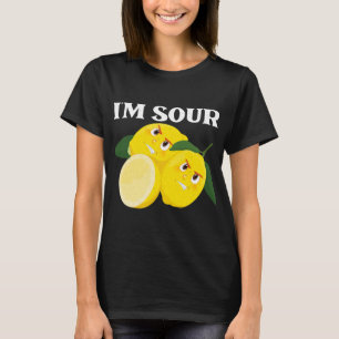 Camiseta Im Sour Lemon Lover Sarcastic Qoutes