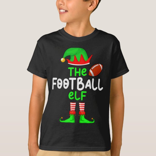 Camiseta I'm The American Football Elf Christmas Matching P (Frente)