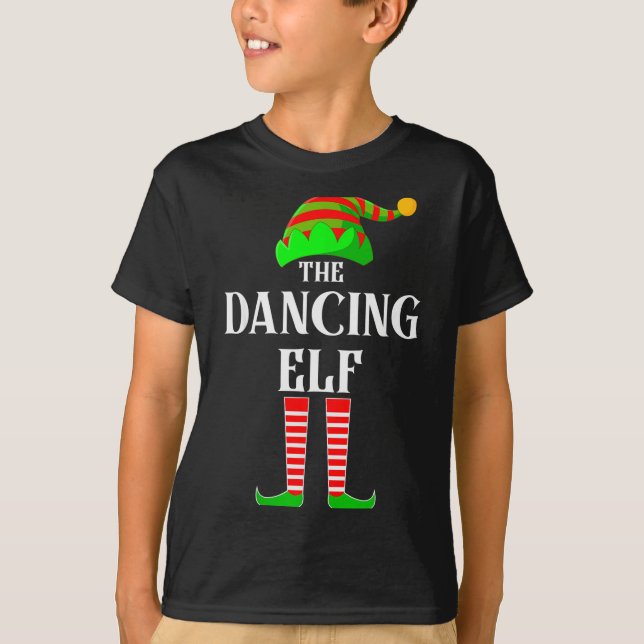 Camiseta I'm The Dancing Elf Family Matching Costume Christ (Frente)
