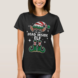 Camiseta I'm the Dead Inside Elf Matching Family Christmas 