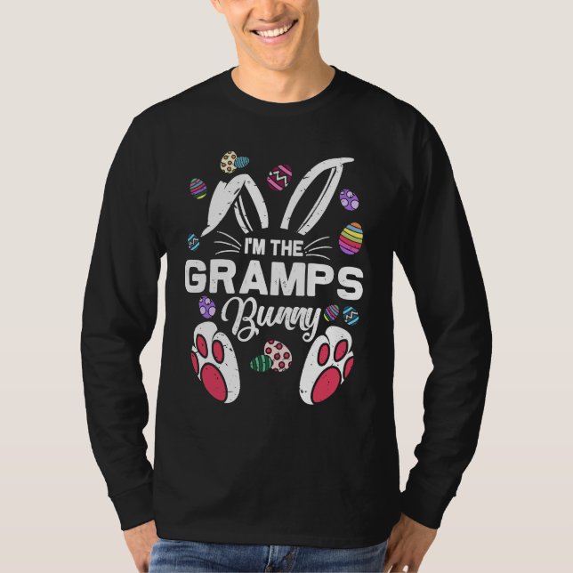 Camiseta I'm The Gramps Cute Bunny Matching Family Easter D (Frente)