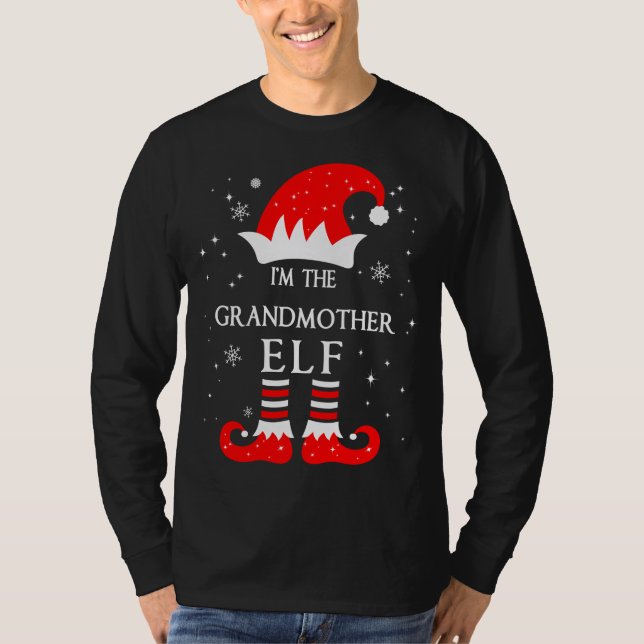 Camiseta I'm The Granddaughter Elf Matching Funny Christmas (Frente)