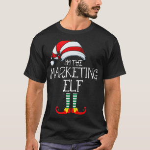 Camiseta Im The Marketing Elf Family Matching Christmas Gif