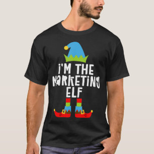 Camiseta Im The Marketing Elf  Matching Christmas Costume _