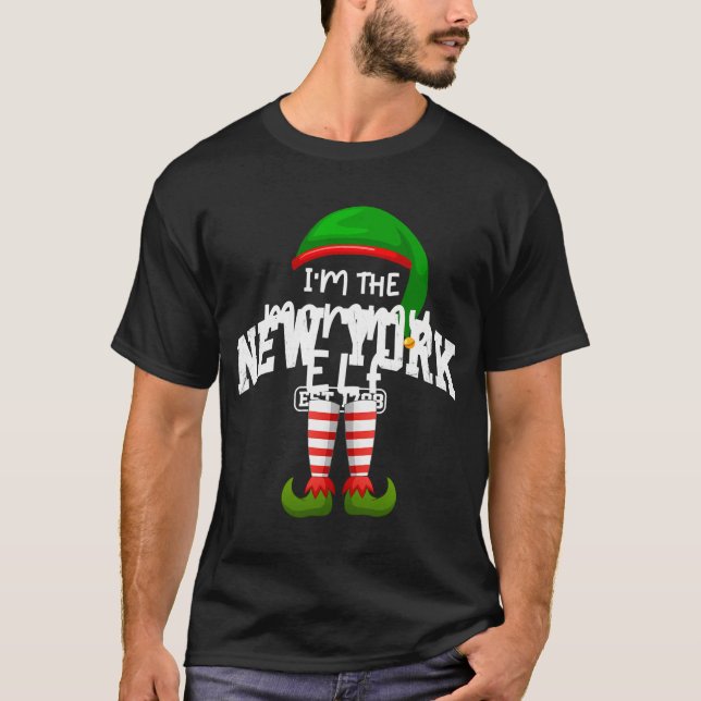 Camiseta I'M The Mommy Elf Funny Elf Family Matching Christ (Frente)