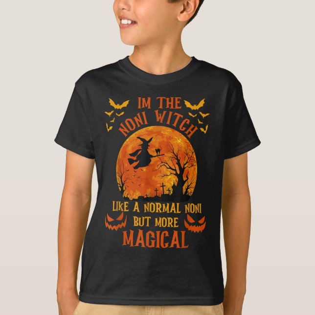 Camiseta I'm The Noni Witch Like A Normal Grandma Halloween (Frente)