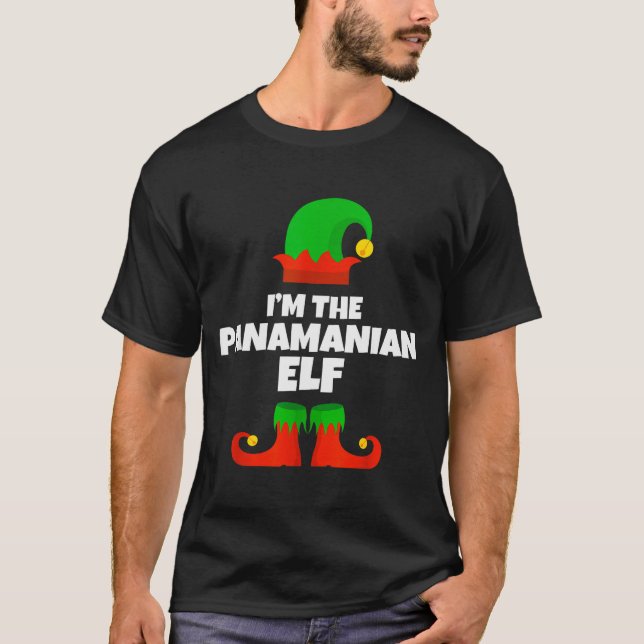 Camiseta I'm The Panamanian Elf Family Pajama Christmas Fun (Frente)