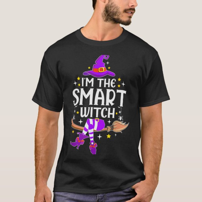 Camiseta I'm The Smart Witch Halloween Matching Group Costu (Frente)