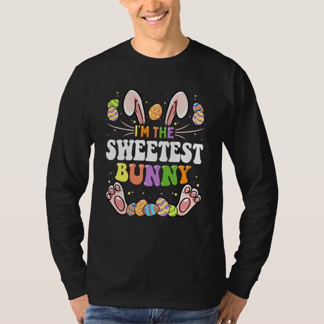 Camiseta I'm The Sweetest Bunny Matching Family Easter Part (Frente)
