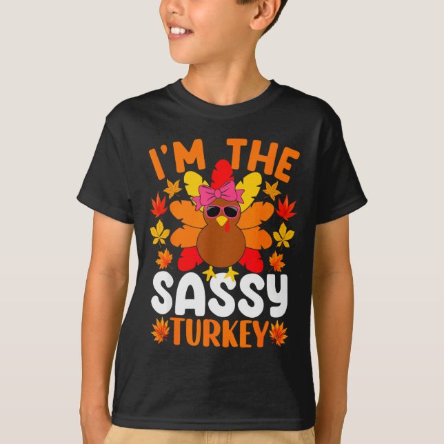 Camiseta I'm The Sy Turkey Shirt Funny Turkey Thanksgiving  (Frente)