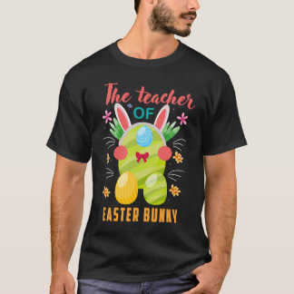 Camiseta I'm The Teacher Bunny Easter Day Rabbit Family Mat