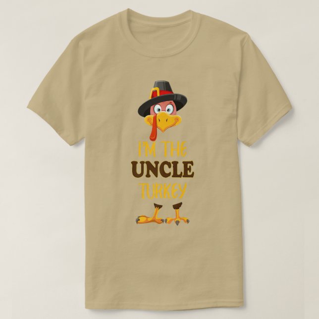 Camiseta I'm The Uncle Turkey Funny Thanksgiving Day Premiu (Frente do Design)