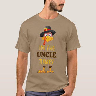 Camiseta I'm The Uncle Turkey Funny Thanksgiving Day Premiu