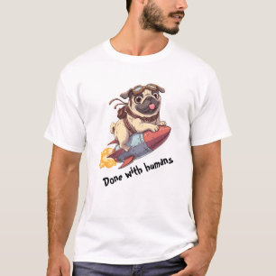 Camiseta I'm Tired of Humans – Funny Anti-Social Tee