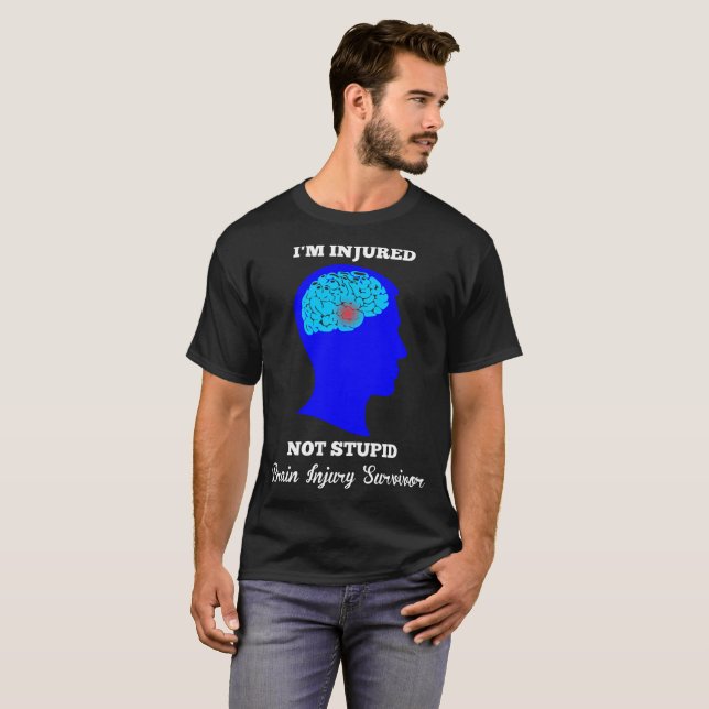 Camiseta Im Tshirt nao estúpido ferido do sobrevivente da (Frente Completa)