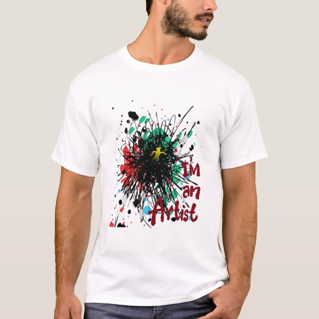 Camiseta im um artista (Frente)