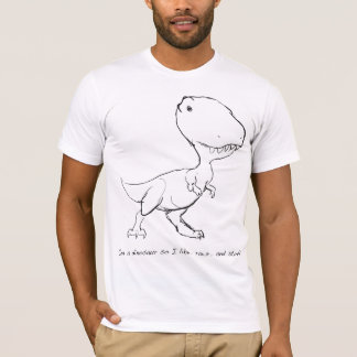 Camiseta Im um dinossauro