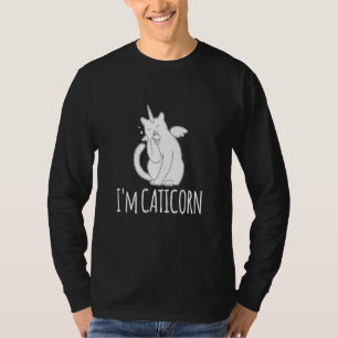 Camiseta Im Um Gato De Unicórnio Caticorn