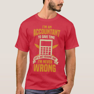 Camiseta Im Um Gift Contabilista Do Cpa
