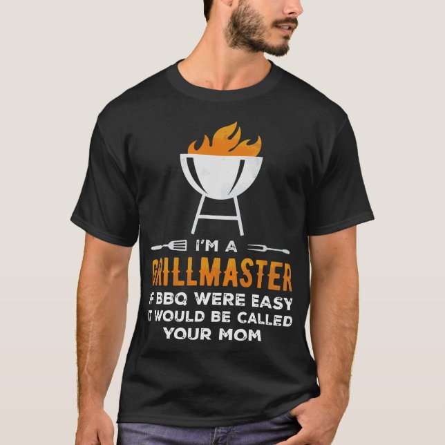 Camiseta Im um mestre da grade se o CHURRASCO era engraçado (Frente)
