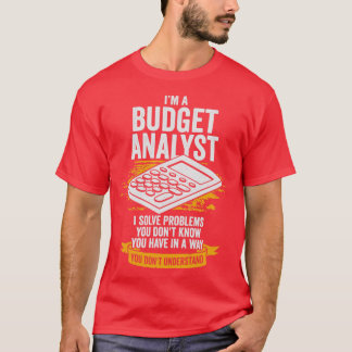 Camiseta Im Um Presente De Analista De Orçamento