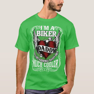 Camiseta Im Um Slogan De Pai Biker